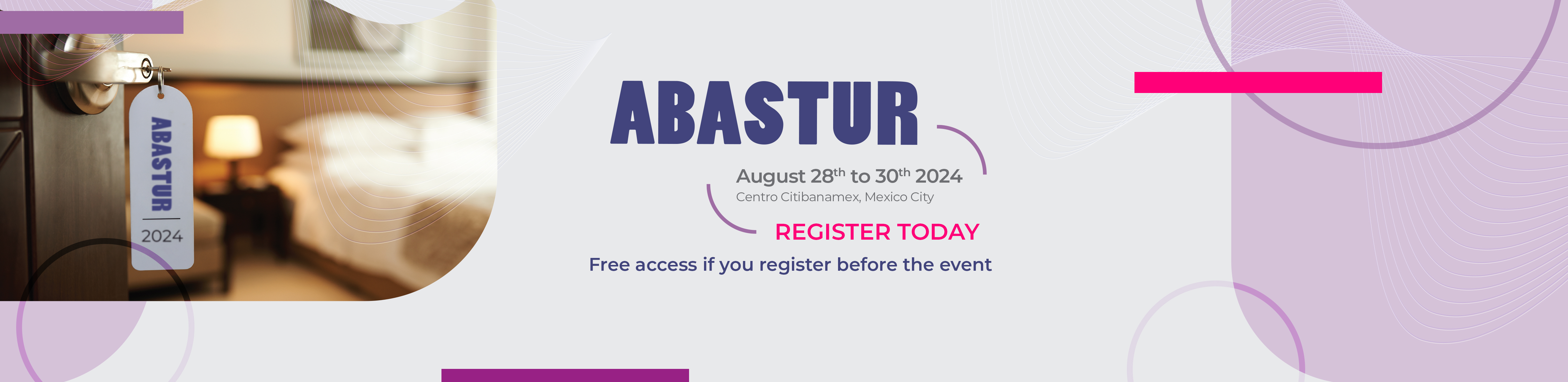 ABASTUR August 28th to 30th, 2024 Mexico City